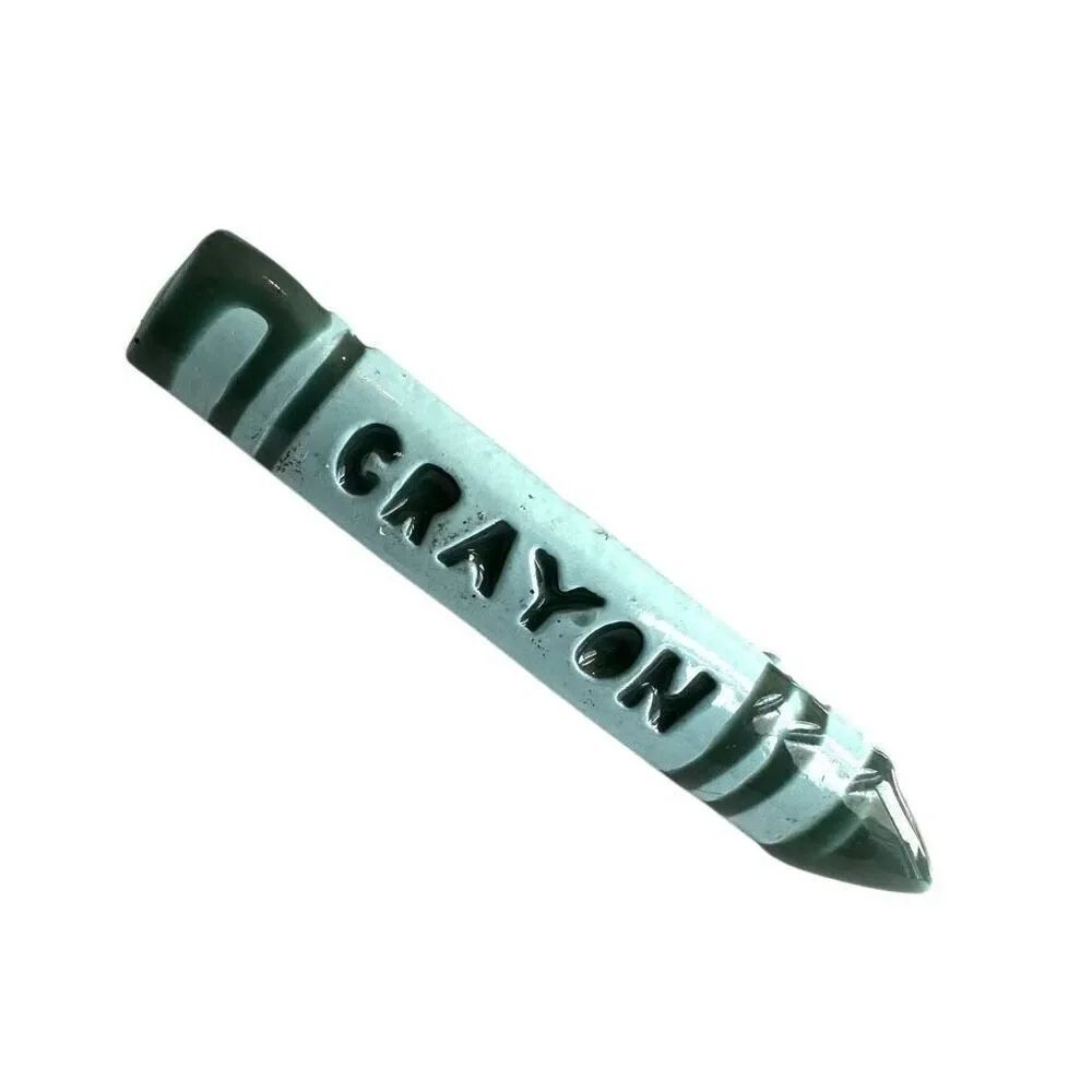 Vintage blue crayon pin